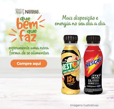 Banner Bebidas Neston e Nescau