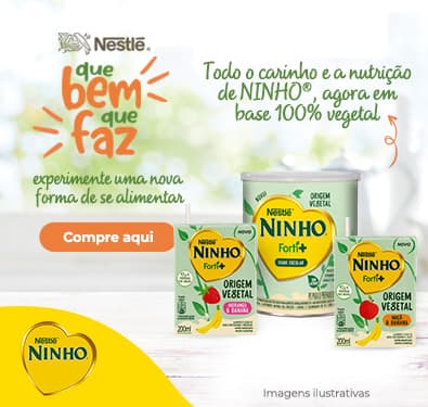 Banner Ninho 100% Vegetal