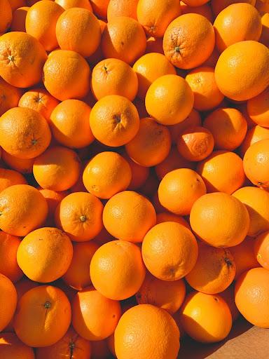 Vitamina C: laranjas