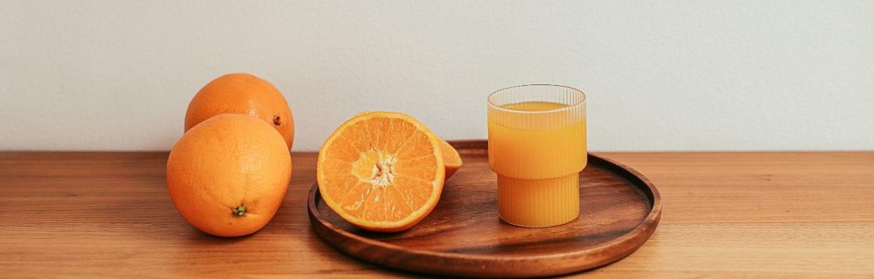 Sucos para eliminar gases: suco de tangerina